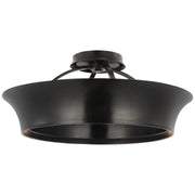 Visual Comfort Signature - TOB 4521AI - LED Semi-Flush Mount - Garland - Aged Iron