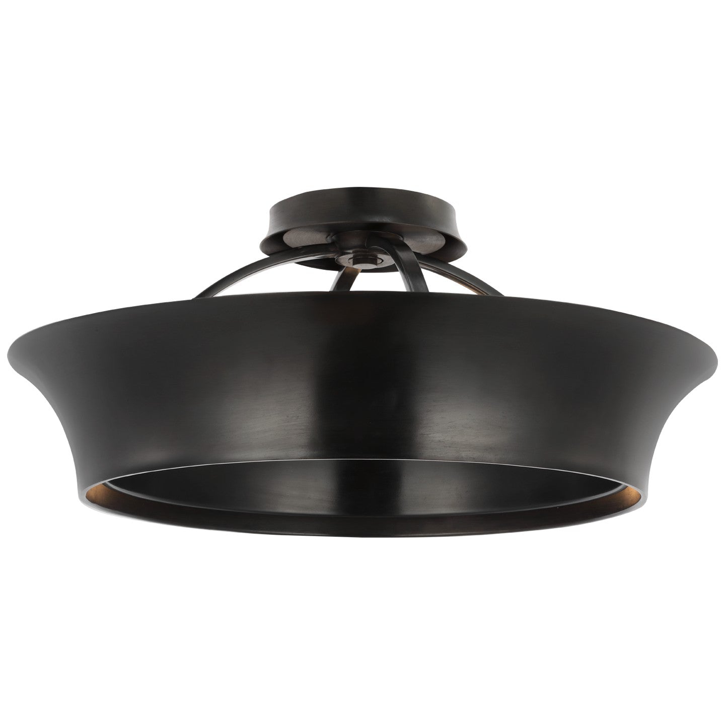 Visual Comfort Signature - TOB 4521AI - LED Semi-Flush Mount - Garland - Aged Iron