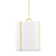 Hudson Valley - 5413-AGB - One Light Pendant - Downing - Aged Brass