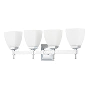 Hudson Valley - 654-PC - Four Light Bath Bracket - Kent - Polished Chrome