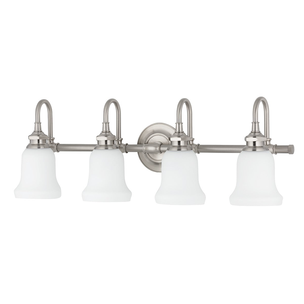 Hudson Valley - 3804-SN - Four Light Bath Bracket - Plymouth - Satin Nickel