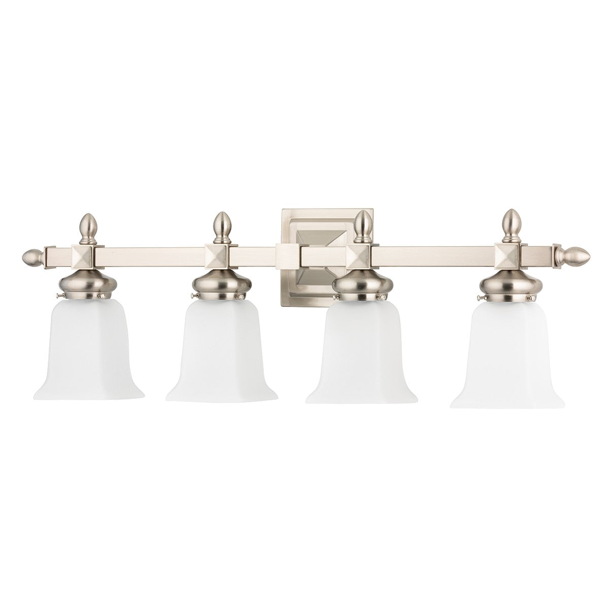 Hudson Valley - 2824-SN - Four Light Bath Bracket - Cumberland - Satin Nickel