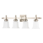Hudson Valley - 2824-SN - Four Light Bath Bracket - Cumberland - Satin Nickel