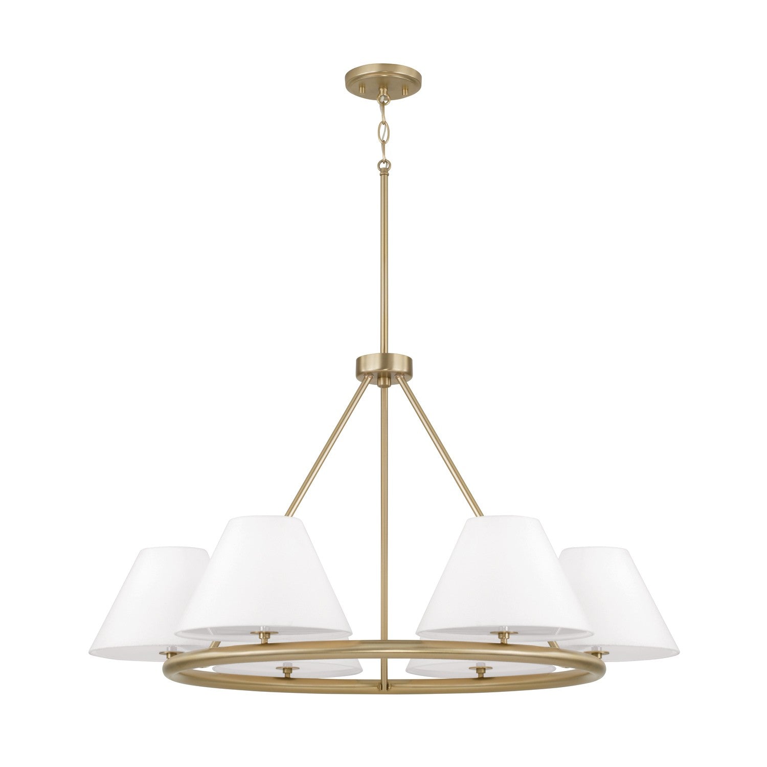Capital Lighting - 453261MA - Six Light Chandelier - Parson - Matte Brass