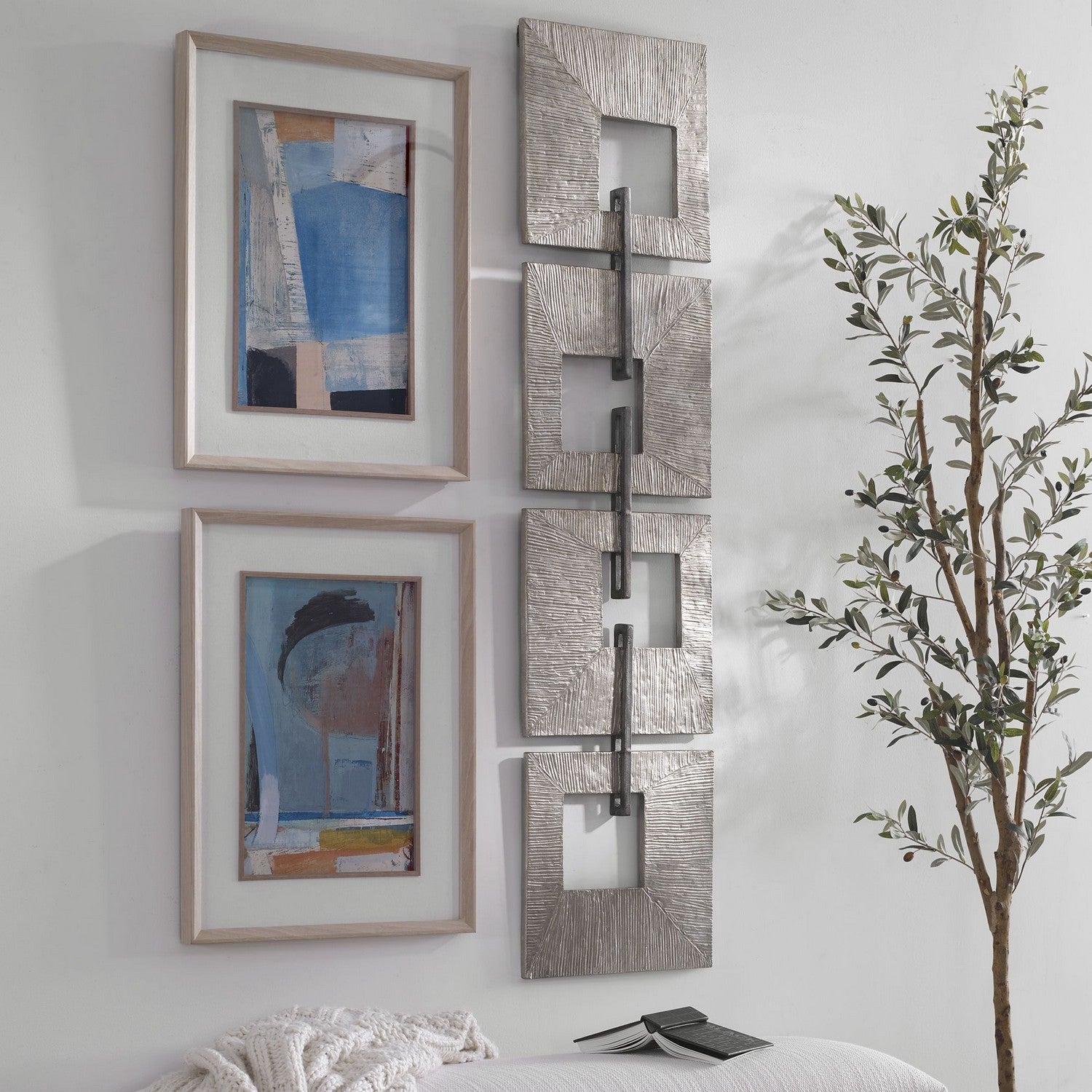 Uttermost - 04354 - Wall Decor - Linked - Champagne Gold