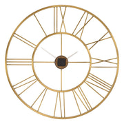 Uttermost - 06466 - Wall Clock - Keyann - Brushed Brass