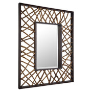 Uttermost - 08184 - Mirror - Teak Maze - Solid Mahogany Wood