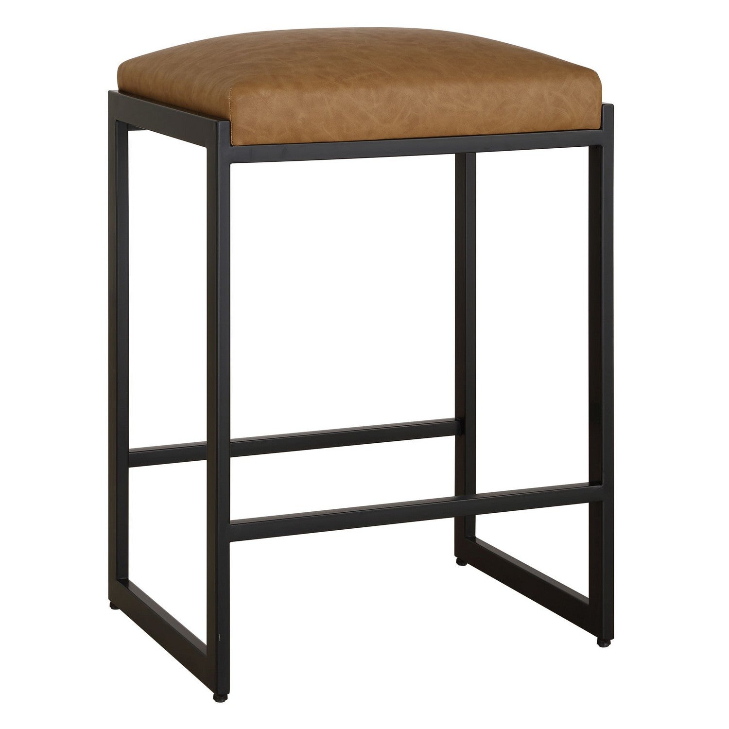 Uttermost - 23446 - Counter Stool - Atticus - Satin Black