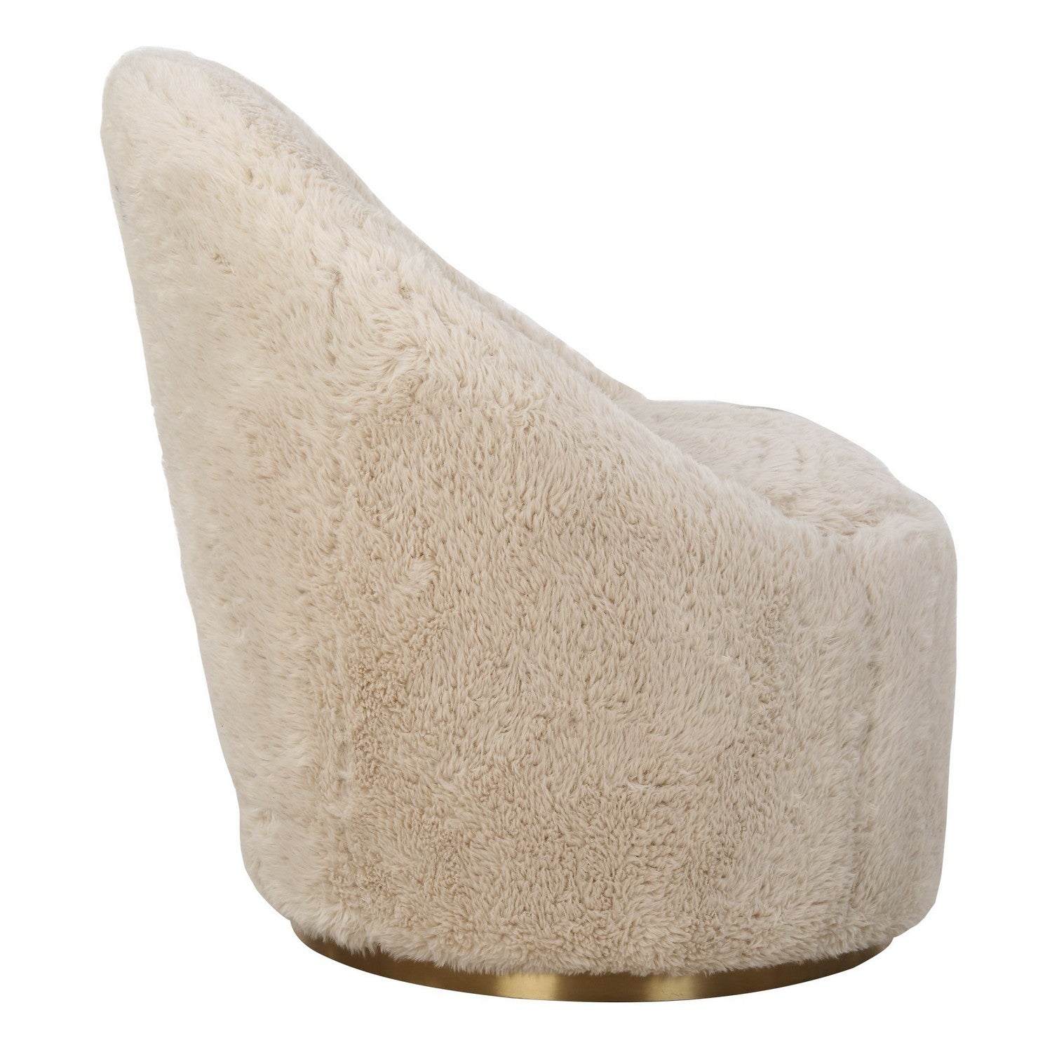 Uttermost - 23531 - Swivel Chair - Crue - Plated Brass Stainless Steel