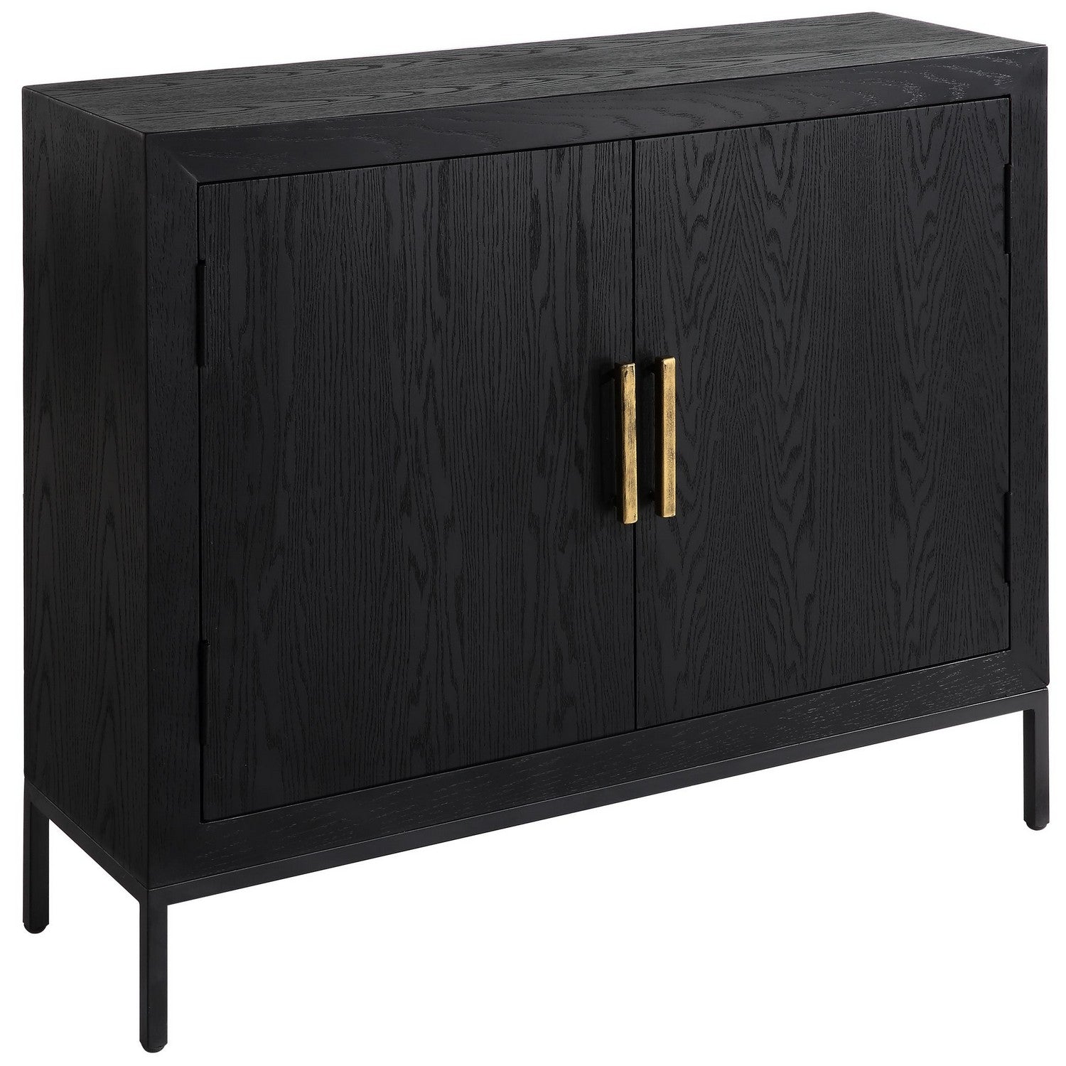 Uttermost - 22891 - Cabinet - Front Range - Dark Ebony Oak