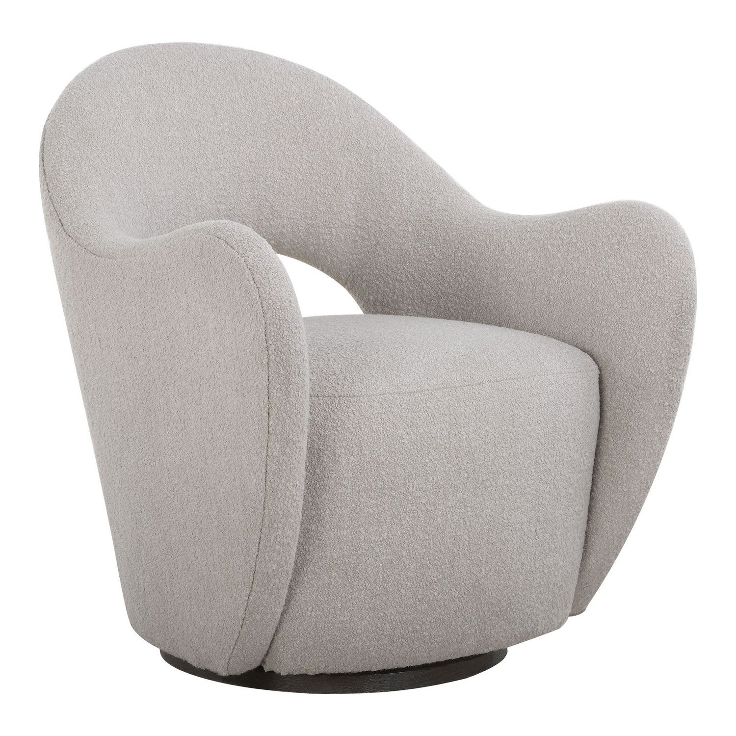 Uttermost - 23840 - Swivel Chair - Wander - Dark Walnut