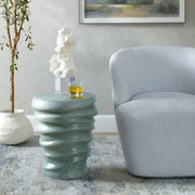 Uttermost - 24869 - Stool - Skye - Light Aqua Glaze