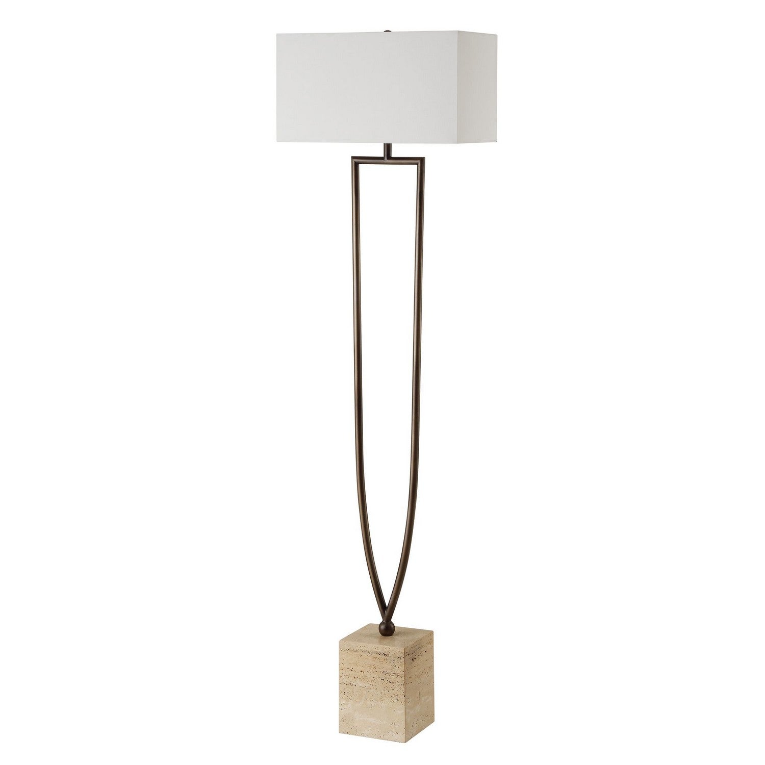 Uttermost - 30399 - One Light Floor Lamp - Fork In The Road - Dark Bronze