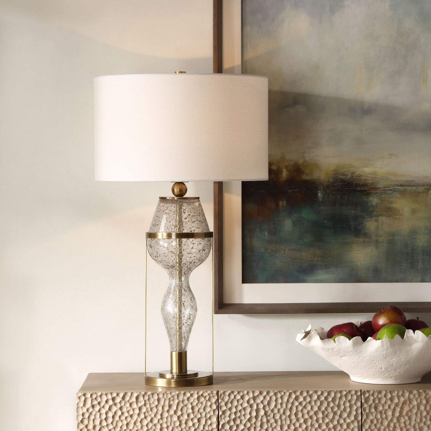 Uttermost - 30405 - One Light Table Lamp - Out Of Time - Antique Brass