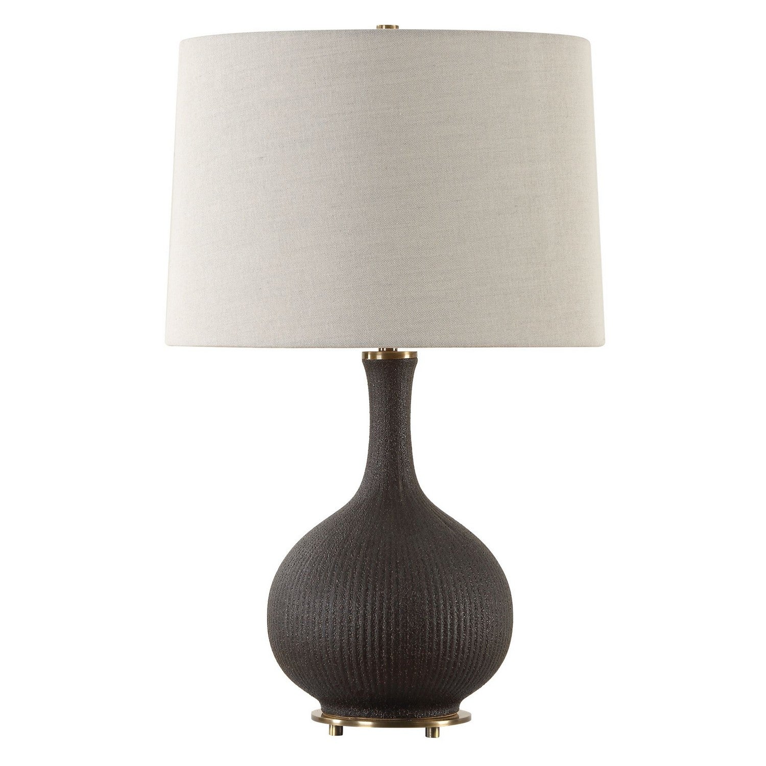 Uttermost - 30373 - One Light Table Lamp - Rimini - Brushed Antique Brass