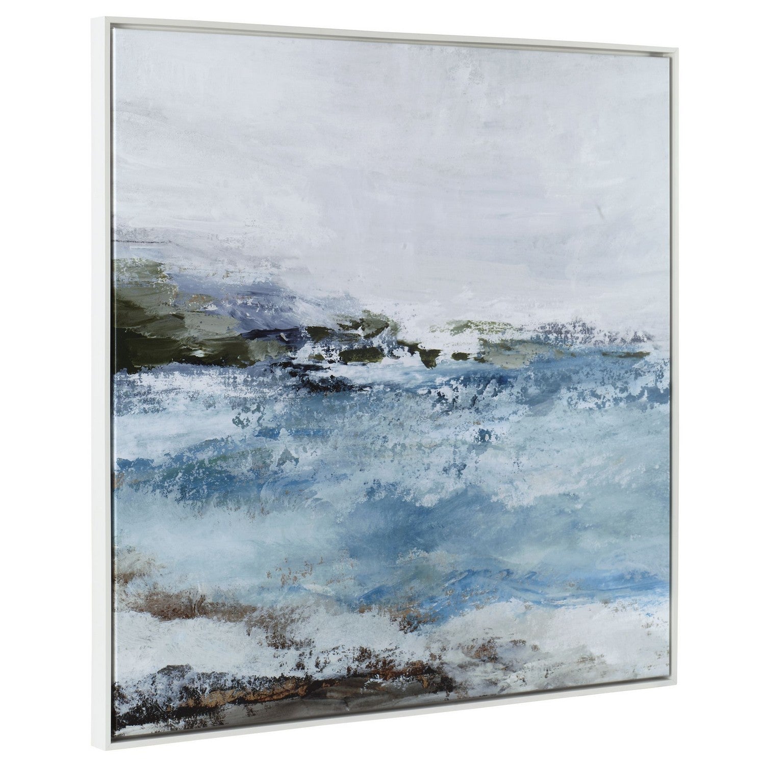 Uttermost - 32365 - Framed Canvas - Blue Essence - Solid Wood