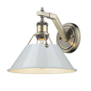 Golden - 3306-1W AB-DB - One Light Wall Sconce - Orwell - Aged Brass