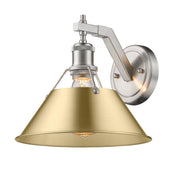 Golden - 3306-1W PW-BCB - One Light Wall Sconce - Orwell - Pewter