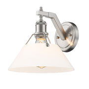 Golden - 3306-1W PW-OP - One Light Wall Sconce - Orwell - Pewter