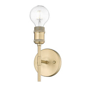 Golden - 1945-1W BCB - One Light Wall Sconce - Axel - Brushed Champagne Brass