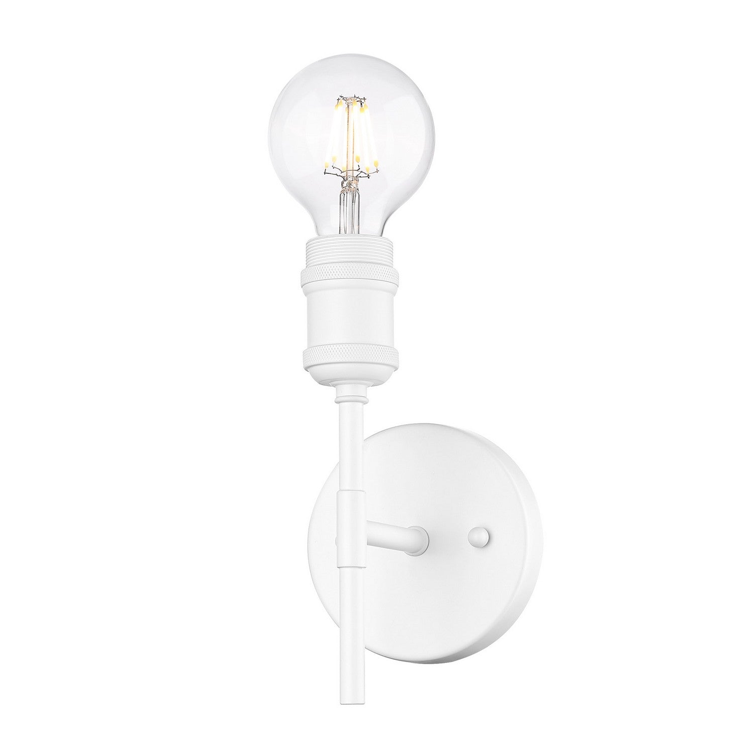 Golden - 1945-1W WHT - One Light Wall Sconce - Axel - Matte White