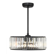 Savoy House - 23-FD-245-89 - Six Light Fan D'Lier - Janus - Matte Black