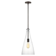 Visual Comfort Studio - 6537001-112 - One Light Pendant - Arilda - Midnight Black