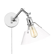 Golden - 3306-A1W CH-CLR - One Light Wall Sconce - Orwell - Chrome