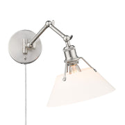 Golden - 3306-A1W PW-OP - One Light Wall Sconce - Orwell - Pewter