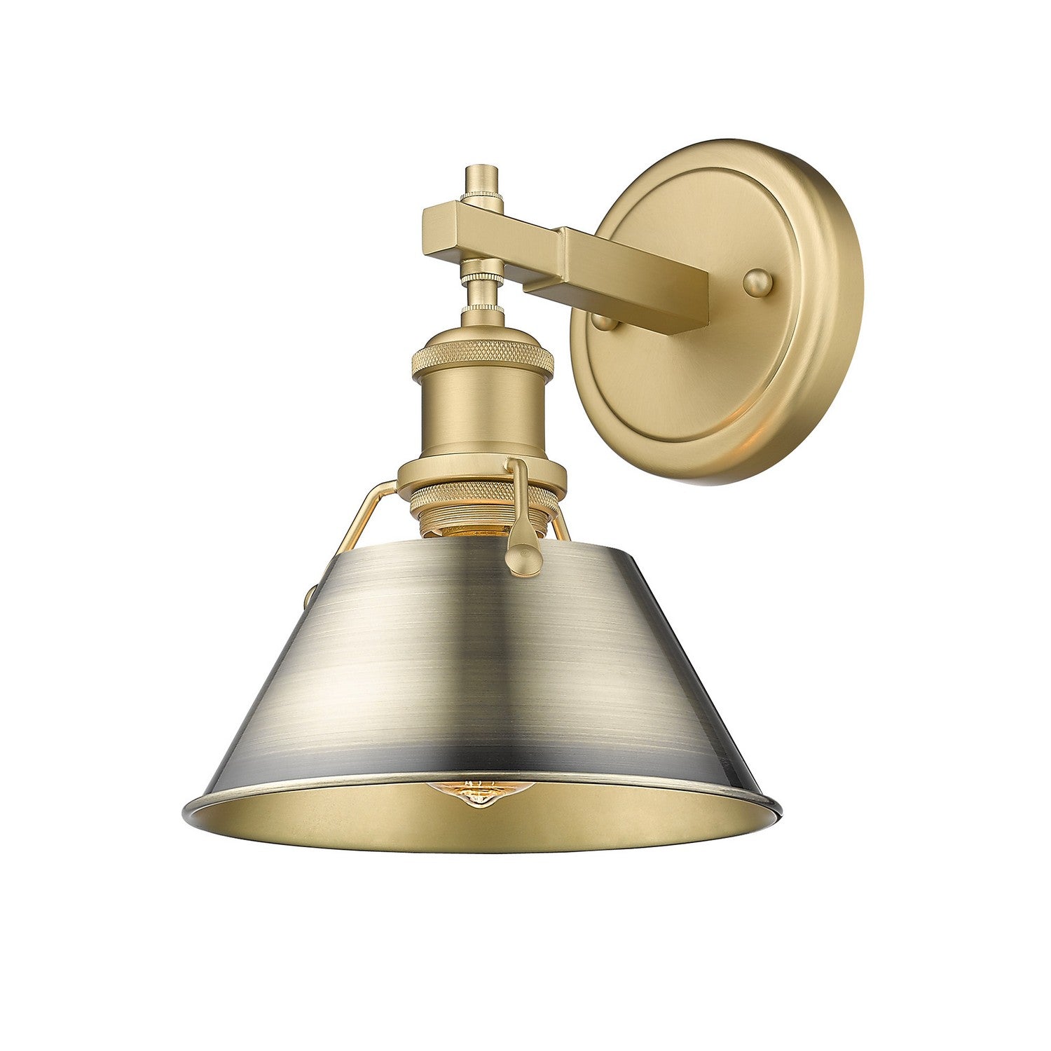 Golden - 3306-BA1 BCB-AB - One Light Bath Vanity - Orwell - Brushed Champagne Brass