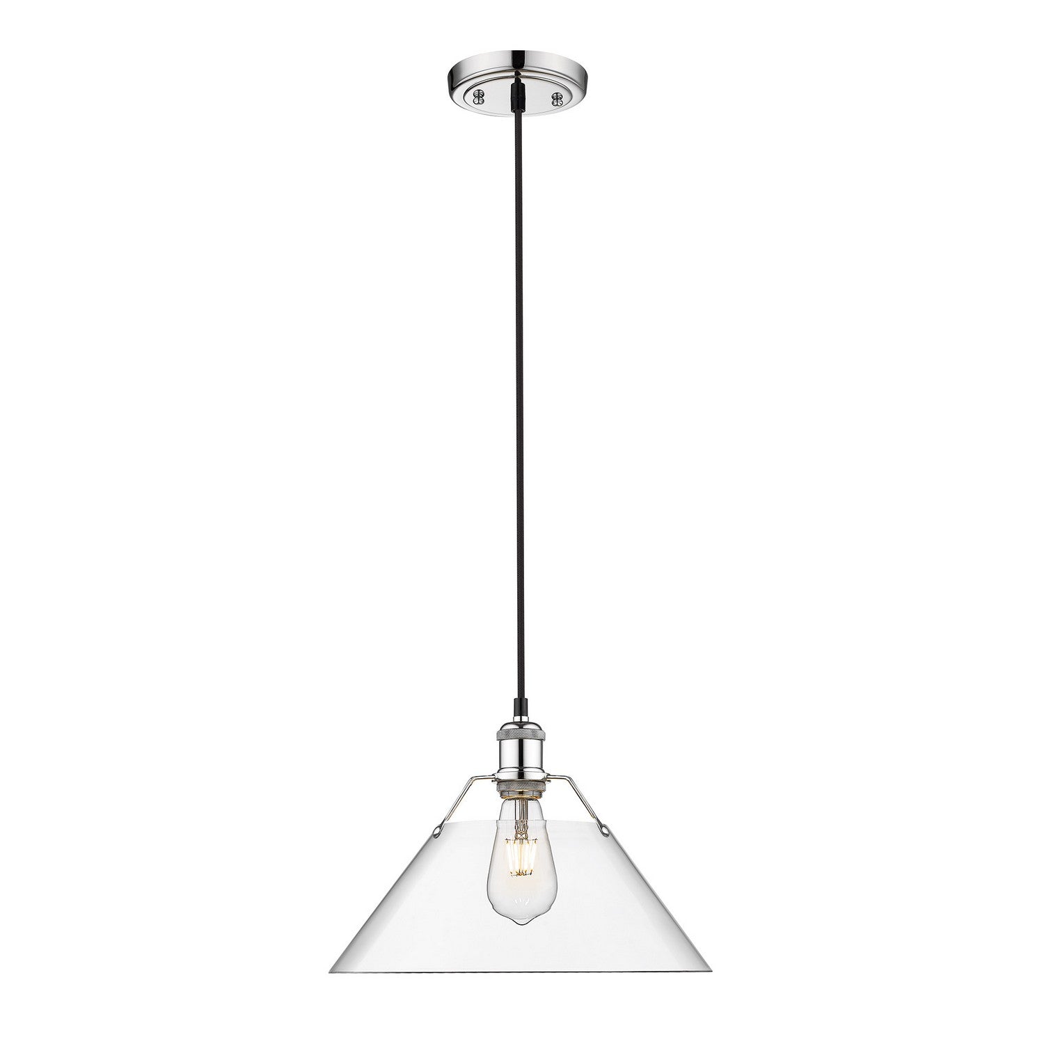 Golden - 3306-L CH-CLR - One Light Pendant - Orwell - Chrome