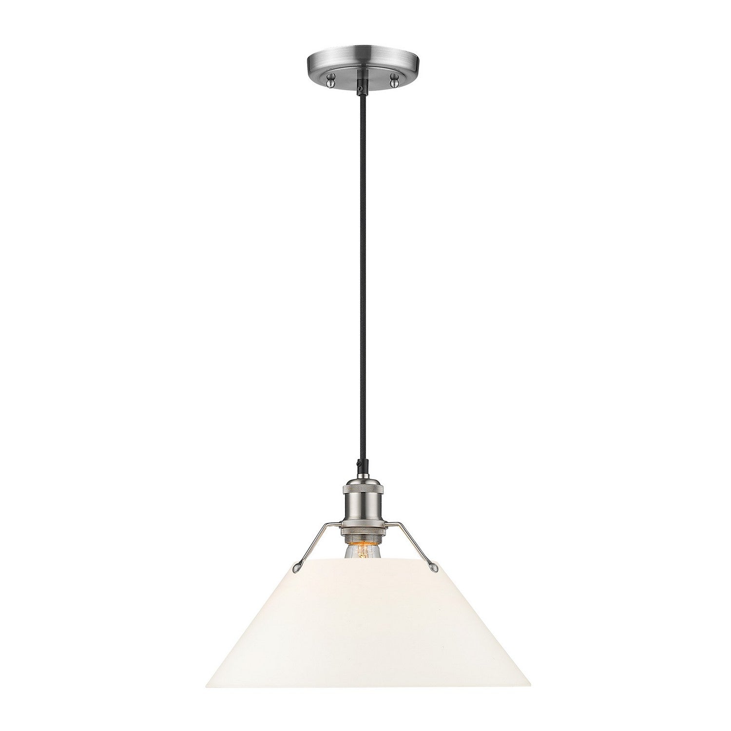 Golden - 3306-L PW-OP - One Light Pendant - Orwell - Pewter