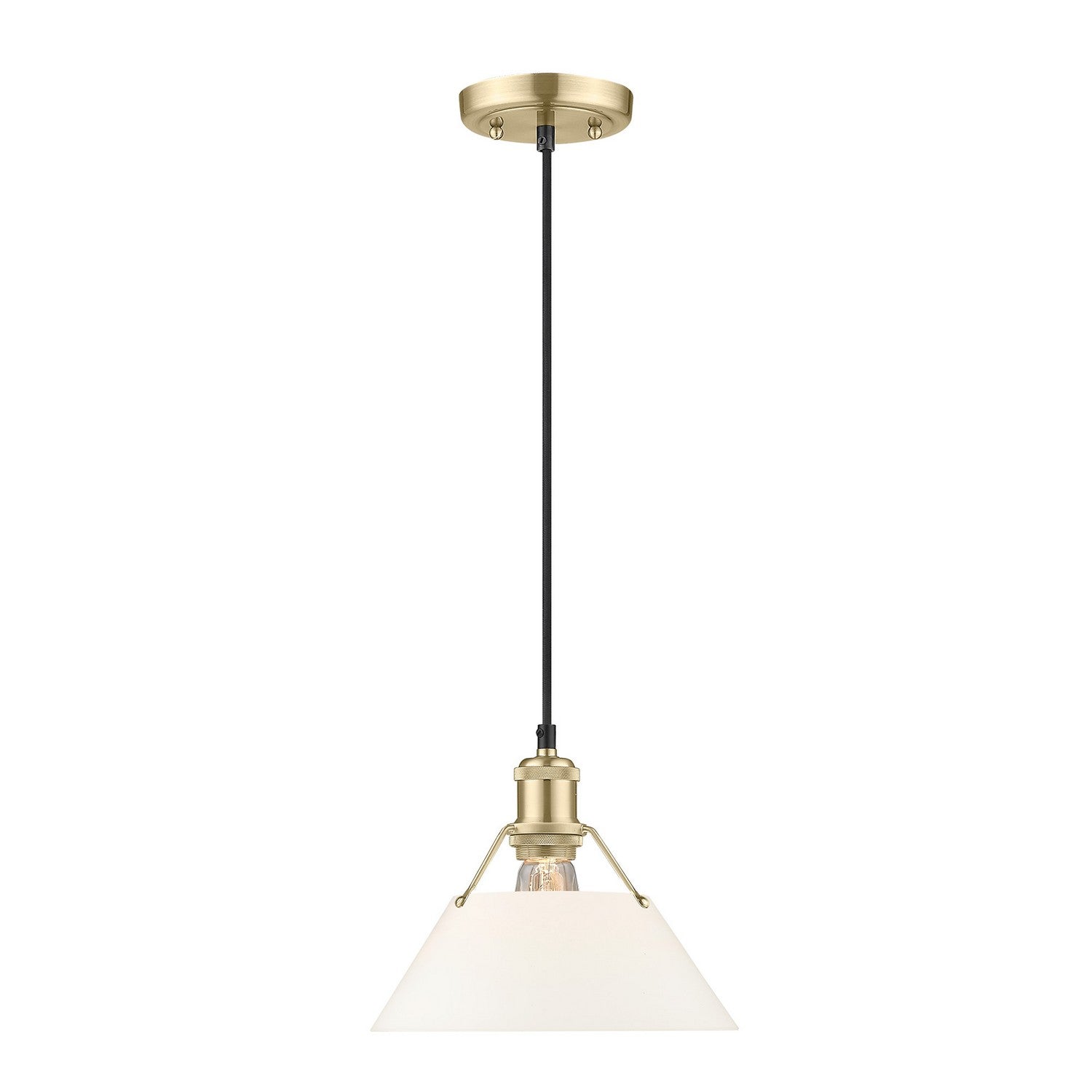 Golden - 3306-M BCB-OP - One Light Pendant - Orwell - Brushed Champagne Brass