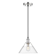 Golden - 3306-M CH-CLR - One Light Pendant - Orwell - Chrome