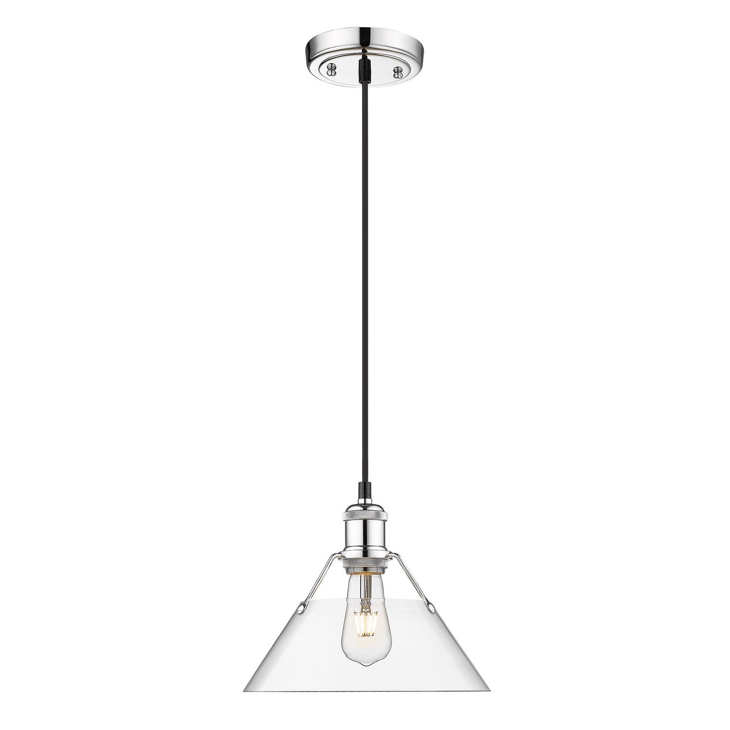 Golden - 3306-M CH-CLR - One Light Pendant - Orwell - Chrome