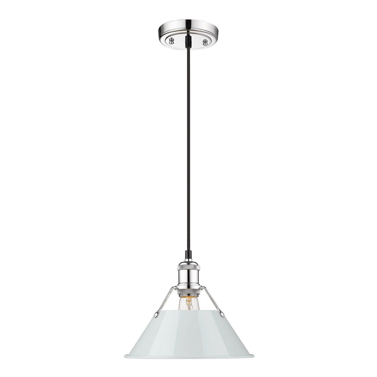 Golden - 3306-M CH-DB - One Light Pendant - Orwell - Chrome