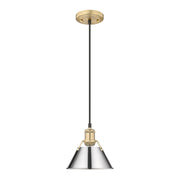 Golden - 3306-S BCB-CH - One Light Mini Pendant - Orwell - Brushed Champagne Brass