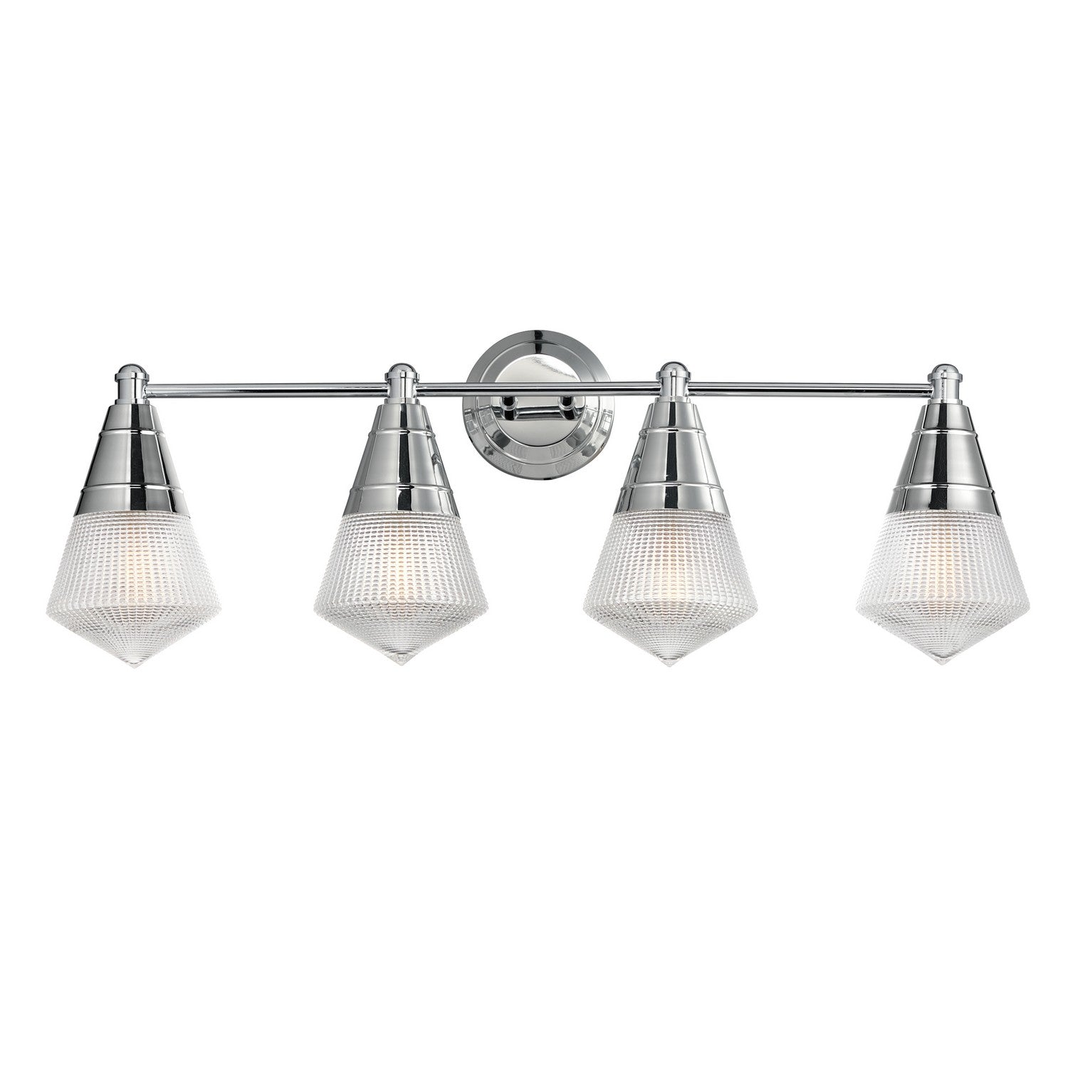 Maxim - 10394PRPC - Four Light Bath Vanity - Hargreaves - Polished Chrome