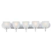 Maxim - 11385FTPC - Five Light Bath Vanity - Axis - Polished Chrome