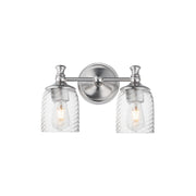 Maxim - 21352CRSN - Two Light Wall Sconce - Swirl - Satin Nickel
