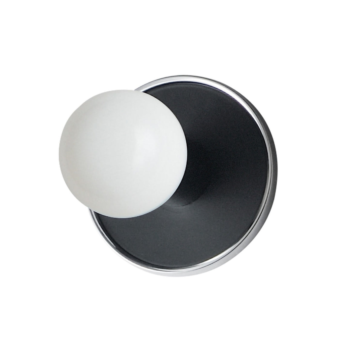 Maxim - 26091WTBKPC - One Light Wall Sconce - Hollywood - Polished Chrome