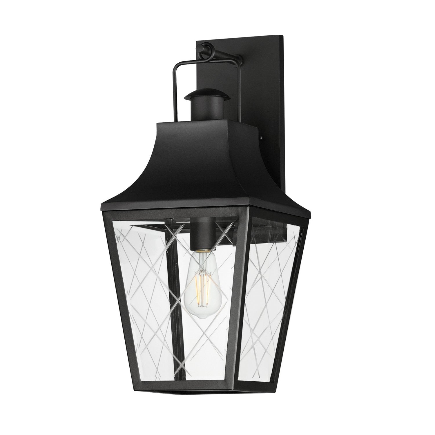 Maxim - 30363CLBK - One Light Outdoor Wall Sconce - Storybook - Black