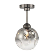 Metropolitan - N5362-605 - One Light Semi Flush Mount - Neveh - Gun Metal