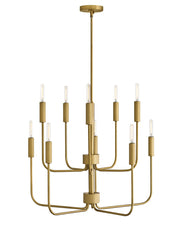 Lark - 83636LCB - LED Chandelier - Austen - Lacquered Brass