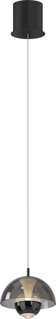 PageOne - PP121931-BKC/SM - LED Pendant - Andoria - Black Chrome