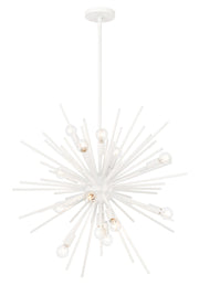 Minka-Lavery - 1112-655 - 15 Light Pendant - Bessel - Sand White