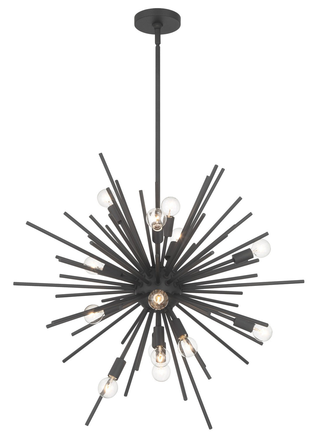 Minka-Lavery - 1112-66 - 15 Light Pendant - Bessel - Coal