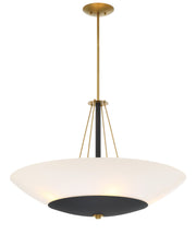 Minka-Lavery - 1705-781 - Five Light Pendant - Bax - Sand Coal & Soft Brass