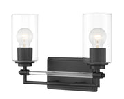 Minka-Lavery - 2642-66A - Two Light Bath Vanity - Binsly - Coal Black