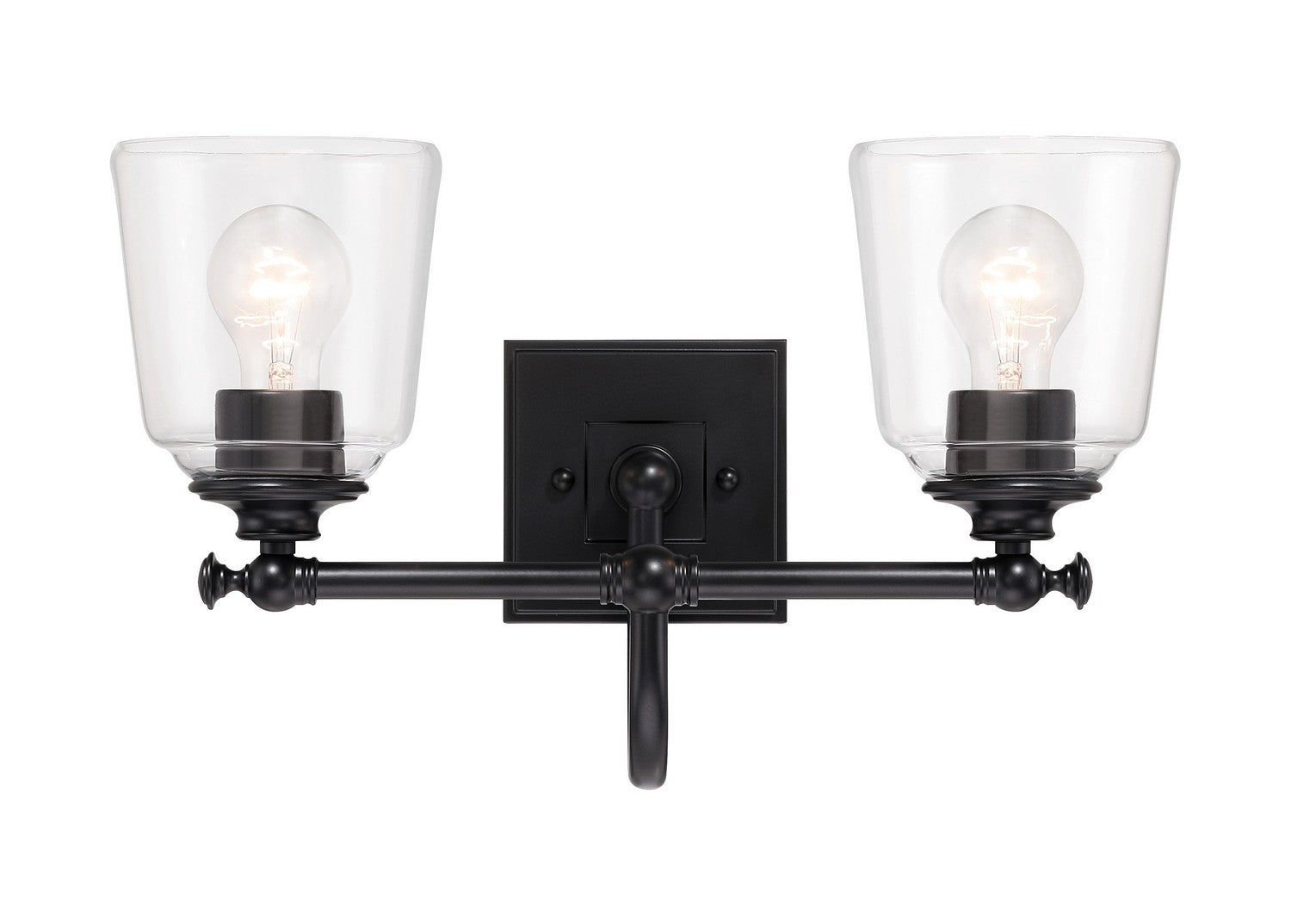 Minka-Lavery - 4002-66A - Two Light Bath Vanity - Antonia - Coal